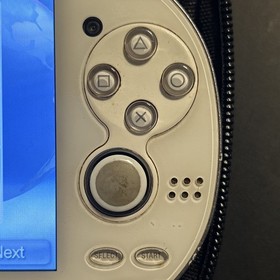 Sony PlayStation Vita OLED PCH-1001 Glacier White w/ Bag and Charger