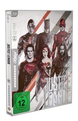 DC Justice League World Art Edition Blu Ray Steelbook Warner Bros