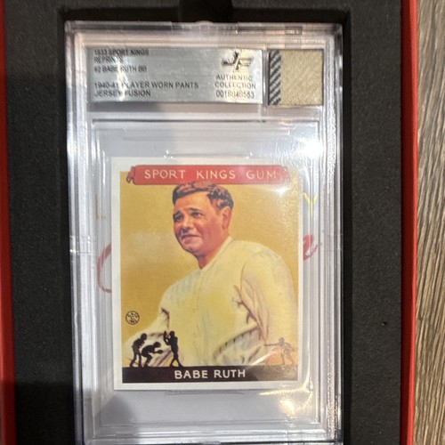 Sport Kings 1933 Reprint Babe Ruth #2 BGS Authentic New York Yankees MLB