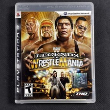 WWE Legends of WrestleMania Sony PlayStation 3 PS3 Complete CIB Tested