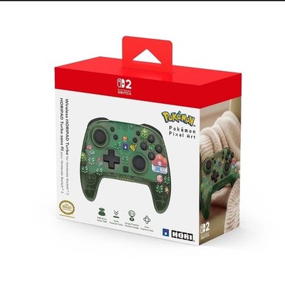 HORI Wireless HORIPAD Turbo (Pokémon Pixel Green) for Nintendo Switch 2