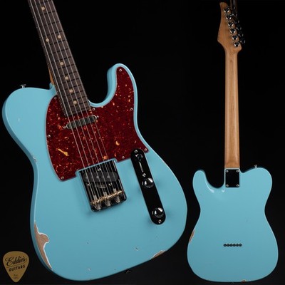 2024 - Suhr Eddie's Guitars Exclusive Roasted Classic T Antique - Daphne Blue #7