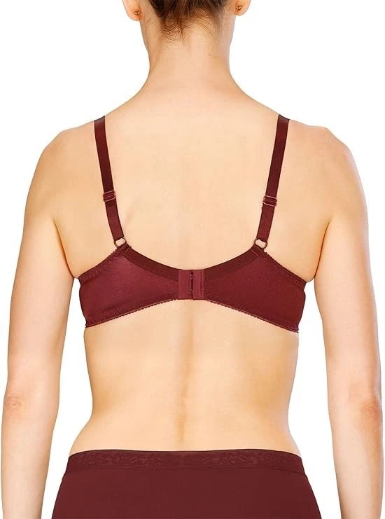 2 x новый потрясающий Naturana шикарный кружевной бюстгальтер на косточках бордовый 46D (ЕС 105D) - Изображение 3 из 3