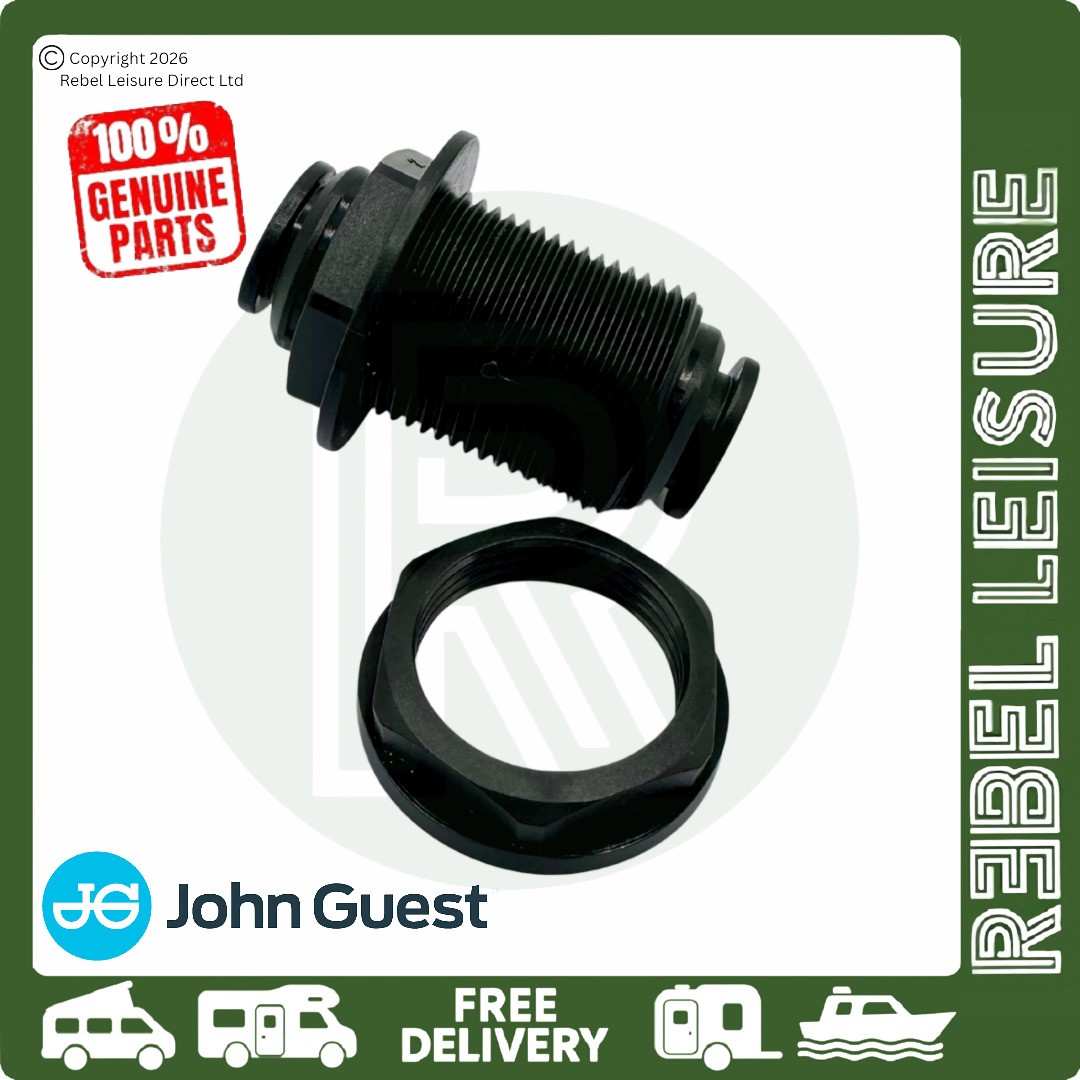 John Guest Speedfit 12mm Bulkhead Fitting Female/Female PM1212E Motorhome