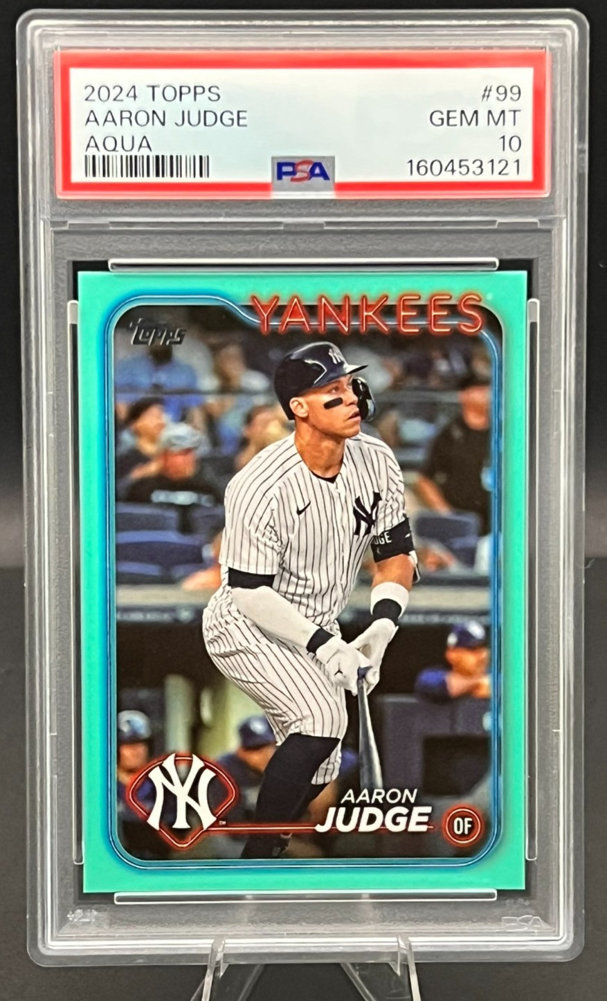 Aaron Judge 2024 Topps Aqua #99 PSA 10 Gem Mint!