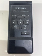 Fisher RVR820 Original VCR Remote Control For FVH815 FVH820,