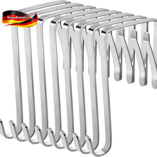 Ilauke TüRhaken Zum EinhäNgen,8Er Kleiderhaken TüR Set 5CM TüRhaken Innenseite M-image