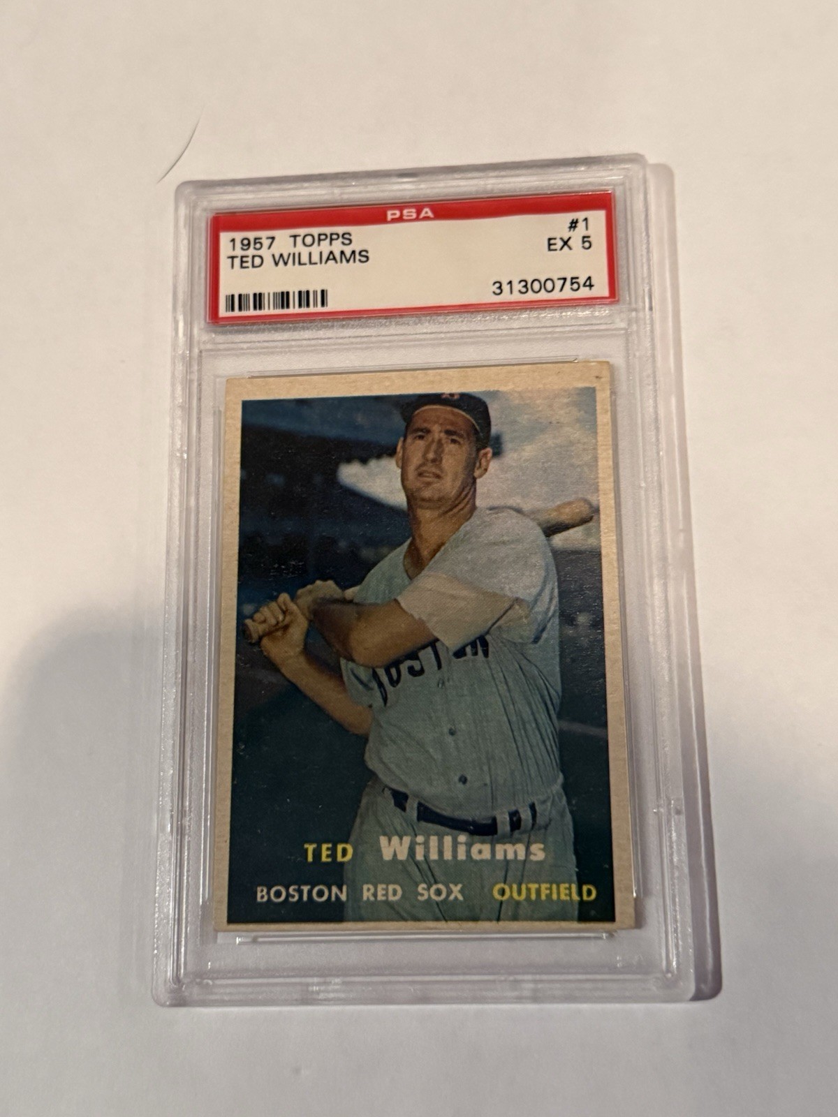 1957 Topps - Ted Williams #1, PSA 5
