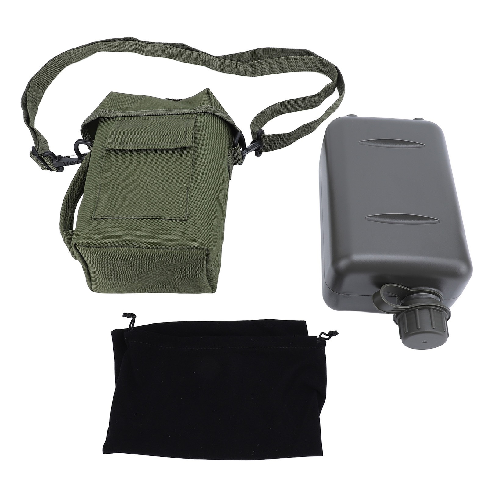 2L Water Bottle With Waist Carrying Bag Large Capacity Leakproof PVC Water Jug F