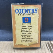Country Classics 9 Volume CASSETTE, MULTIPLES SHIP FREE