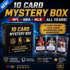 Sports Cards Mystery Box NFL NBA MLB 1 Guaran...