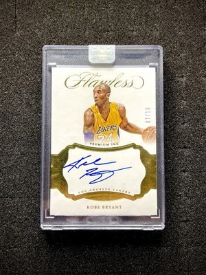 2016-17 Flawless Kobe Bryant Los Angeles Lakers 7/10 GOLD