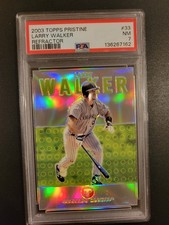 2003 Topps Pristine Larry Walker #33 - Refractor #/99 - Pop 1 none higher - HOF 