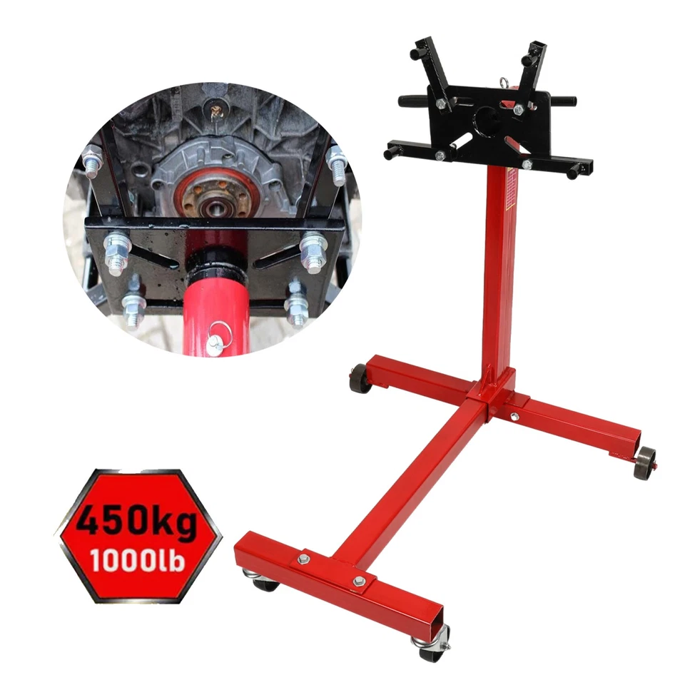 Motorenständer Faulenzer 360° drehbar Lifter für Werkstatt DE KFZ Motorhalter - Bild 3 von 4