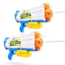 X-Shot Water Fast-Fill Medium Water Blaster Toy Gun 2 Pack by Zuru