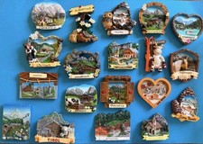 Souvenir fridge magnet - Europe scenery