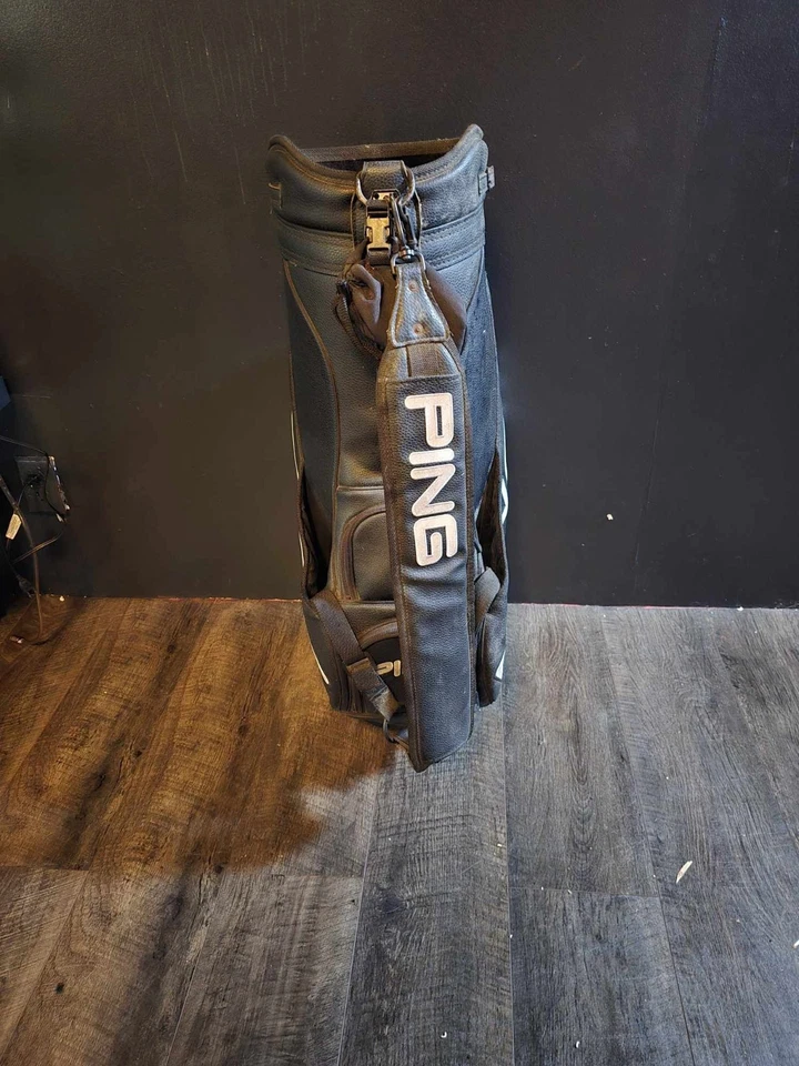 Ping Tour Staff Bag Black 3 Way Top Cart - Image 4 of 4