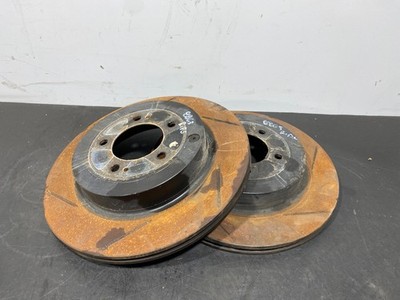 2013 MITSUBISHI EVOLUTION EVO 10 X CENTRIC REAR HIGH CARBON SLOTTED BRAKE ROTOR