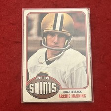 1976 Topps ARCHIE MANNING Card #485  G-G+