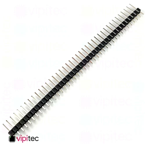 🔌 Standard Stiftleiste 40-polig gerade | 2.54mm A=11.2 B=5.5mm verzinkt Pin THT