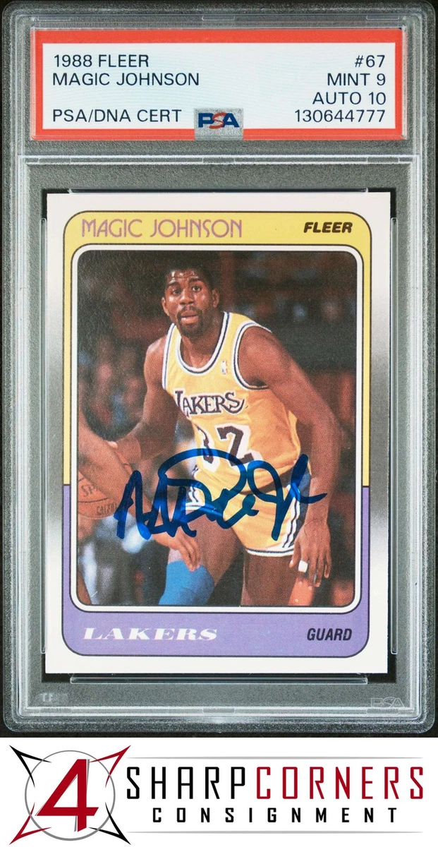 Magic Johnson Professional Sports Authenticator (PSA) Basketball