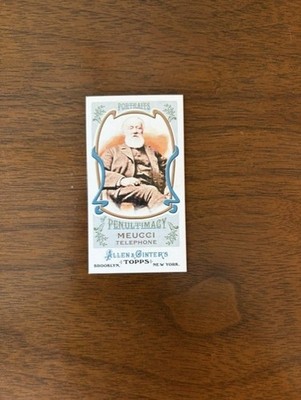 2011 Topps Allen Ginter Portraits of Penultimacy Mini PP-1 Antonio Meucci