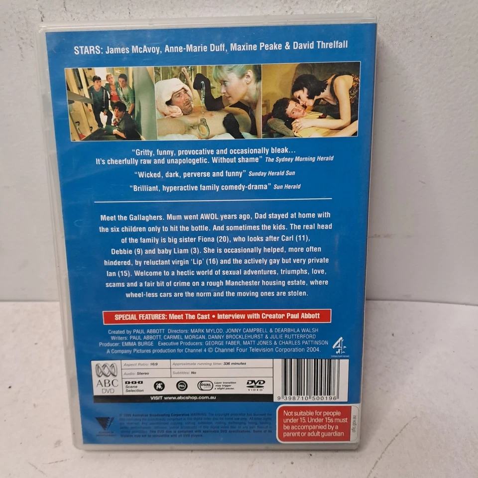 Shameless Dvd Complete Series 1 Region 4 Vgc (25) - image 2 of 4