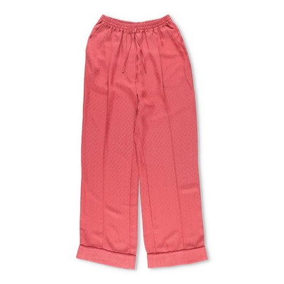 SLEEPER Damen Schlafanzug Pastell Oversize Jacquard Pyjamahose Rot XXS/XS UVP215