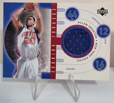 2002-03 Upper Deck Scoring Threads #AHST Allan Houston H  Game Worn Jersey
