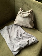 Graue- Ledertasche Liebeskind Handtasche Umhängetasche mit Schutzbeutel