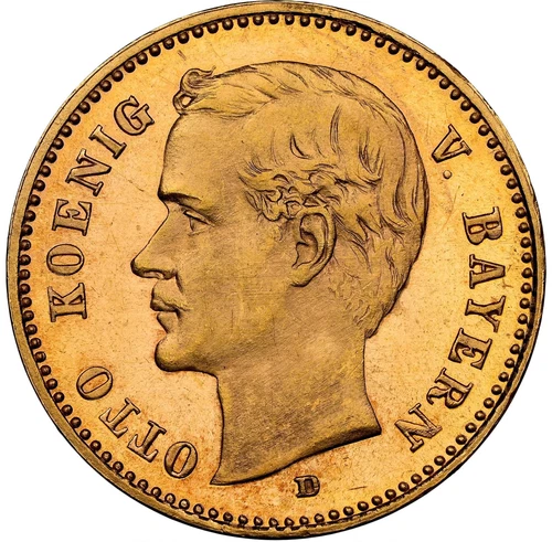 Germany - Bavaria 1911-D Otto 10 Mark - NGC MS65 - PROOFLIKE GEM -FINEST TOP POP