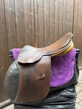 17.5” Horse Pessoa Jump Saddle Brown used condition