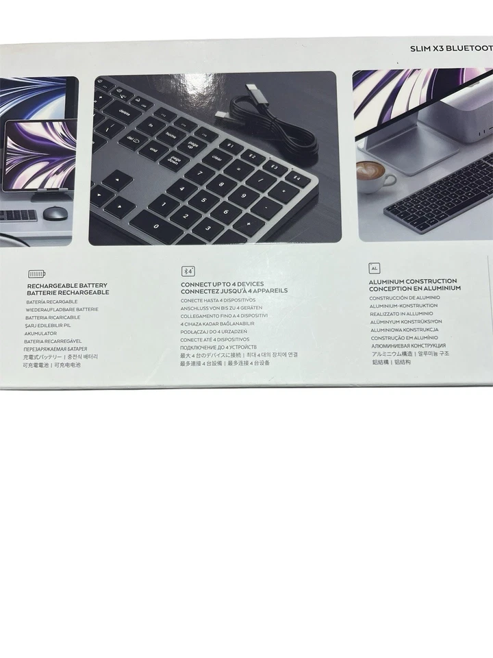 Satechi Slim X3 Bluetooth Keyboard - Space Gray - Image 4 of 4