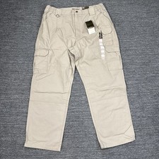 511 Tactical Cargo Pants Men 38x30 Khaki Relaxed Fit Rip Stop Workwear Outdoor