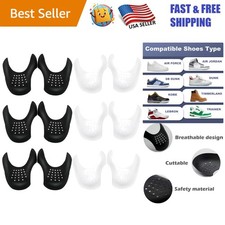 Durable Sneaker Crease Guards - 6 Pairs Medium Fit for Air Force Shoes