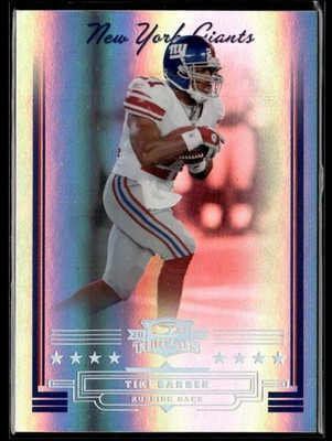2006 Donruss Threads Century Proofs Silver Tiki Barber 098/100 Giants #67