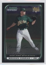 2008 Bowman Draft Chrome Brooks Conrad #BDP32 0b5