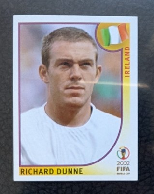 Panini Sticker Nr. 354 WM World Cup 2002 02 Irländer Richard Dunne Top-Zustand
