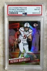 🔥PATRICK MAHOMES ROOKIE🔥🔥2017 Panini Prestige #232 Xtra Points Blue