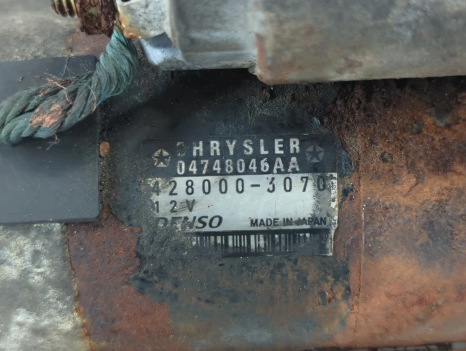 2006-2010 Dodge Grand Caravan Car Starter Motor Solenoid Oem U43TF - Image 2 of 4