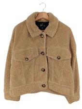 ZARA TRAFALUC Giacca corta Donna Giacca Taglia IT 38 crema stile casual