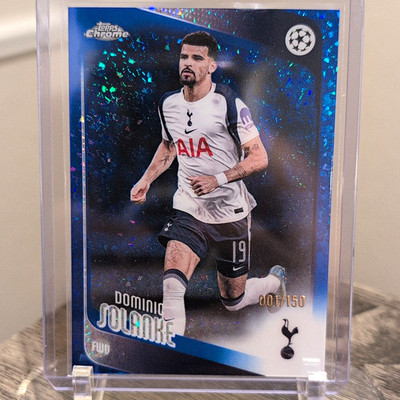 Topps 2026 Topps Chrome UCL Soccer Dominic Solanke Tottenham #144 Blue /150