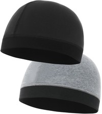 2 Pieces Cotton Wave Cap Skull Caps Stocking Durags for Black Men 360 540 720...