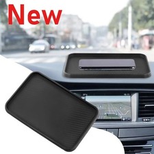 Car Dashboard Non-Slip Silicone Pad 200 127mm Phone Holder Mat Black