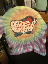Dave Matthews Band DMB 2009 Summer Tour Tie Dye T Shirt Pre Shrunk Size Medium