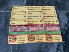 12 X HULL K.R (HOME) PROGRAMMES - FIRST SEASON AT NEW CRAVEN PARK