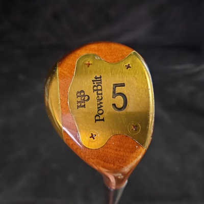 #ad Powerbilt Citation Persimmon 5 Wood Right Handed Steel Shaft 42quot; $22.88