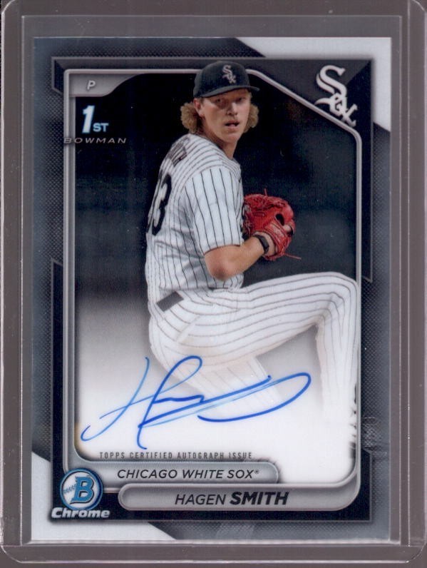HAGEN SMITH 2024 Bowman Chrome Draft 1st Rookie RC Autograph Auto #CPA-HS