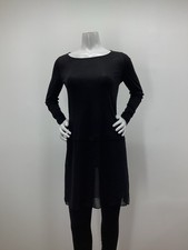 Eileen Fisher 100 Silk Shirt Dress Size XXSmall, Luxury.
