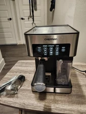 Chefman Barista Pro Espresso Machine -Stainless Steel, 1.8 Liters RJ54-V2